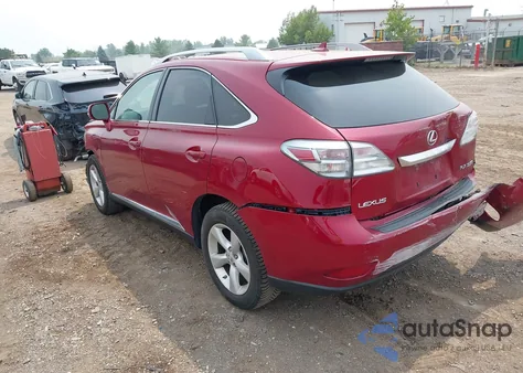 2010 Lexus Rx 350 from USA, damaged, VIN 2T2BK1BA8AC027724